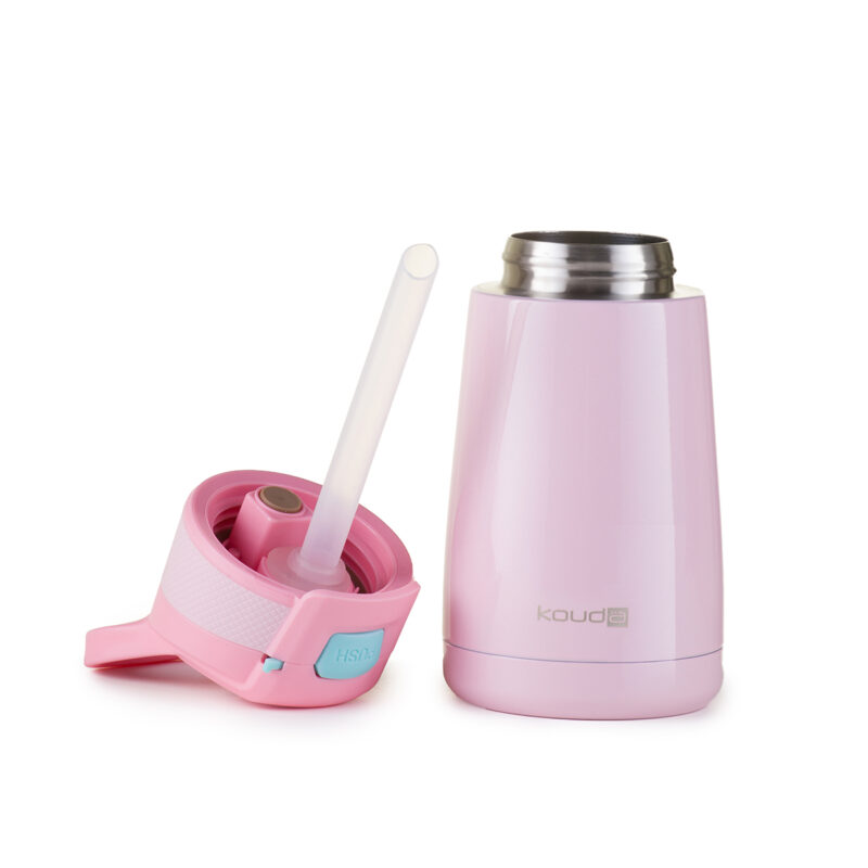 Garrafa Térmica 350ml Oka Kids Rosa Claro - Image 3